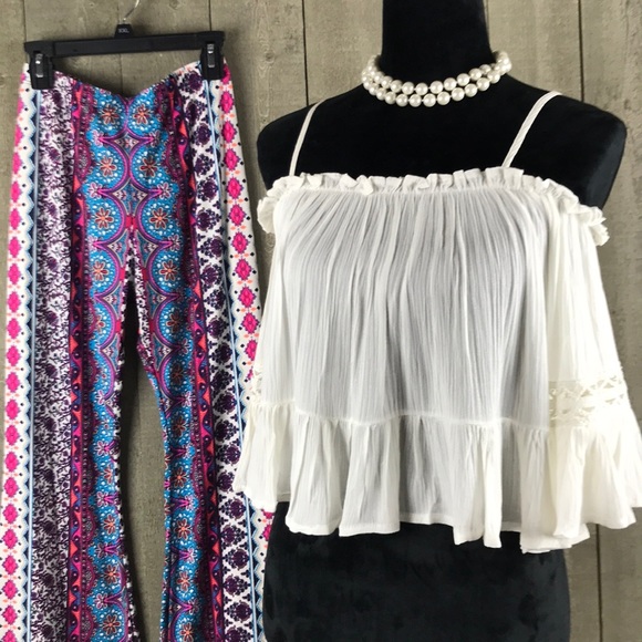 OFF-THE-SHOULDER CROP TOP - Picture 4 of 7